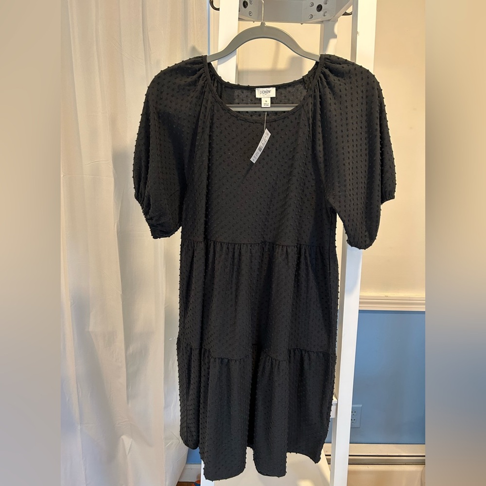 J.Crew NWT black sun dress